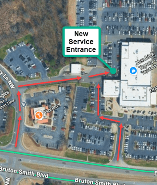 New Service Entrance