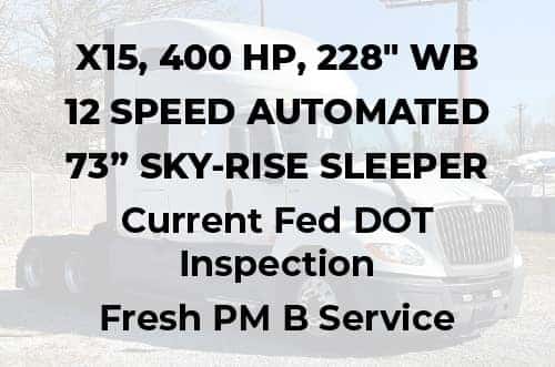 2020 Day Cab info card