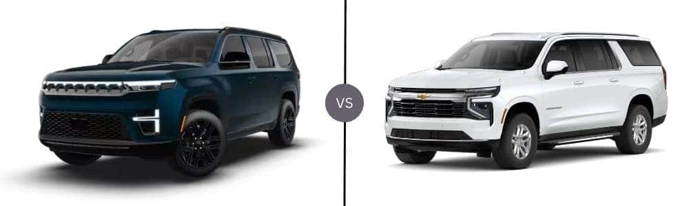 Compare the 2026 Grand Wagoneer vs. 2026 Chevrolet Suburban