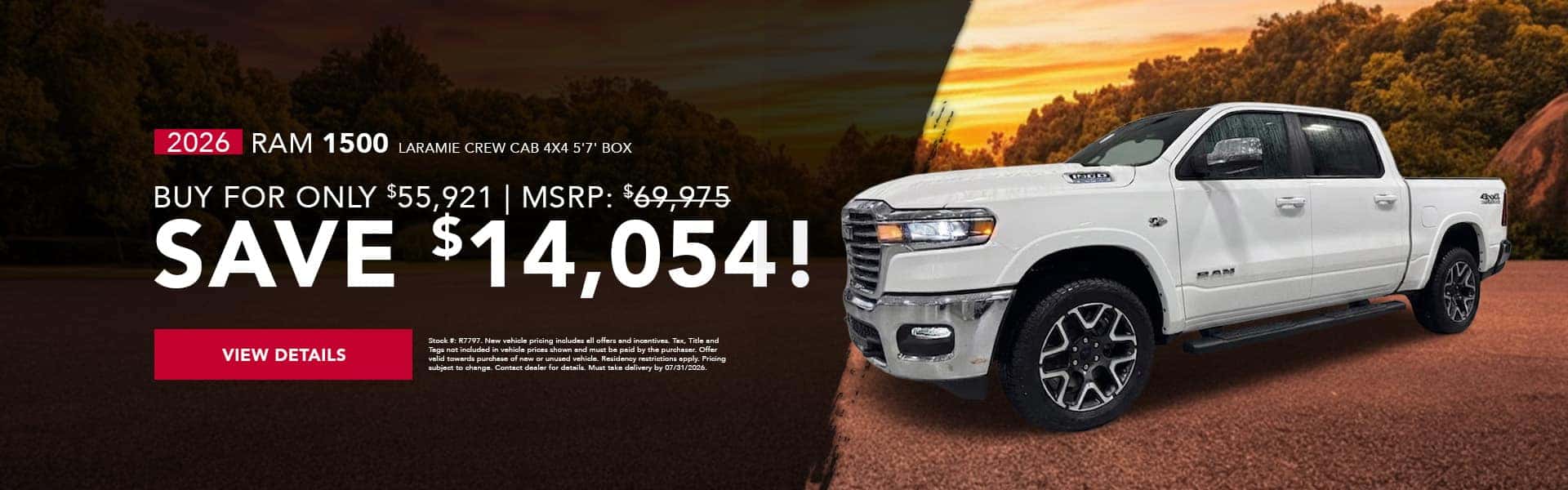 2026 Ram 1500 LARAMIE CREW CAB 4X4 5'7' BOX