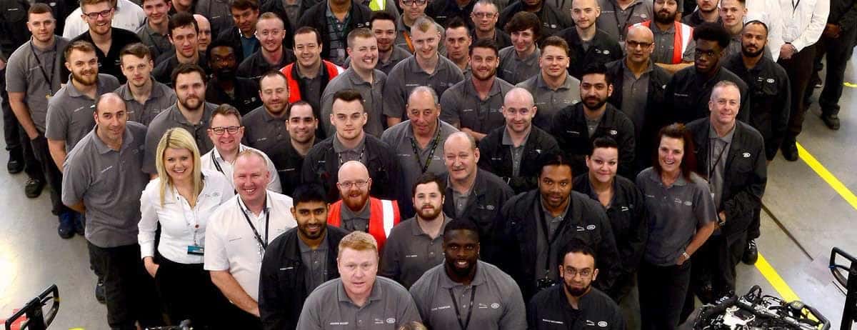 Range Rover Employee JAGUAR LAND ROVER CELEBRATES NEW ENGINE | Jaguar Dallas