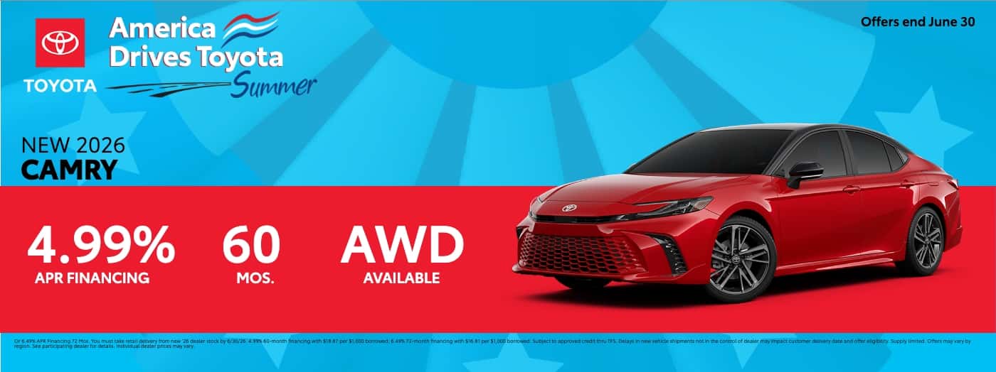 2026 Toyota Camry June APR Offer