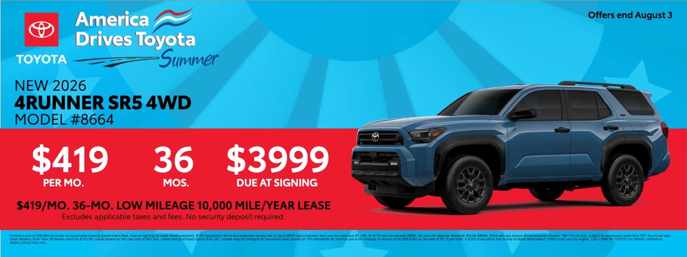 2026 July 4Runner Offer