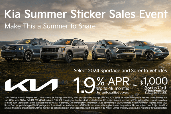 Kia Summer Sales Event