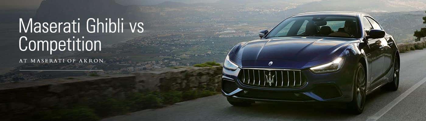 2021 Maserati Ghibli vs Competition - Maserati of Akron