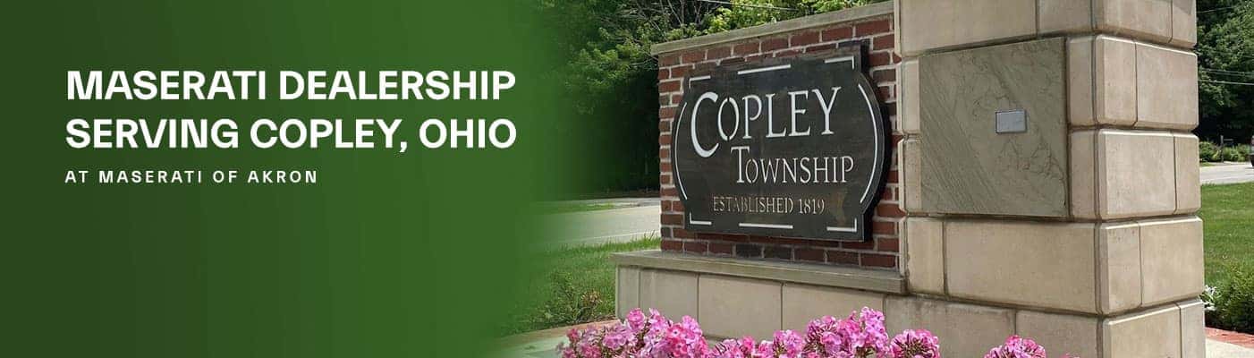 Copley Geo Page at Maserati of Akron