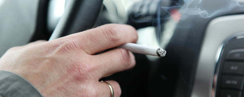 Cigarette Smoking in Car