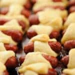 Cooked pigs in a blanket