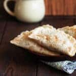Freshly fried sweet empanadas