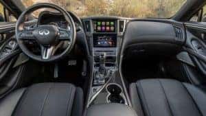 2021 INFINITI Q60 coupe interior
