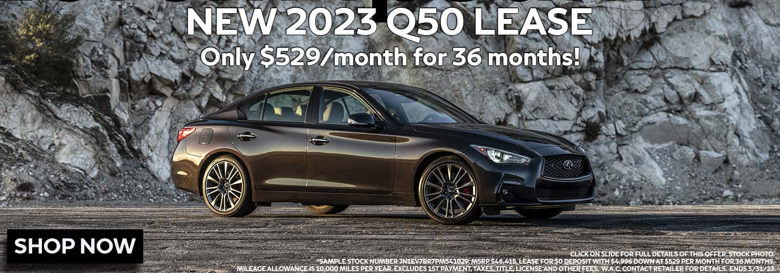 2023 INFINITI Q50 Lease Offer in Denver, Colorado