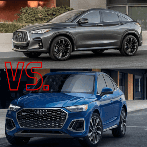 The 2023 INFINITI QX55 Compared to the 2023 Audi Q5 Sportback