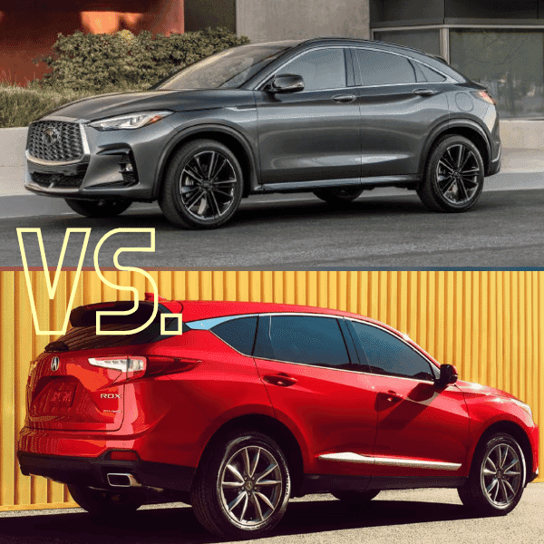 2023 INFINITI QX55 Compared to the 2023 Acura RDX 2023 INFINITI QX55 Compared to the 2023 Acura RDX