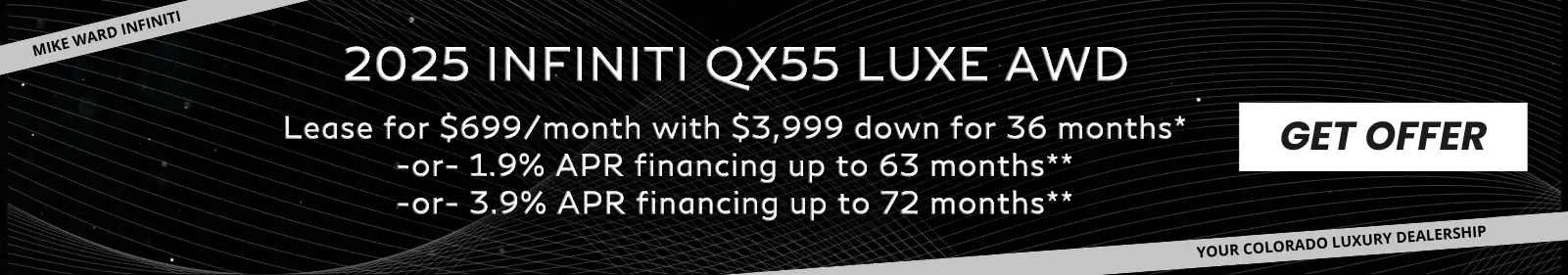 INFINITI QX55 OFFER