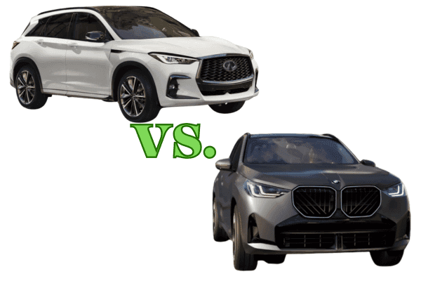 2025 INFINITI QX50 compared to BMW X3