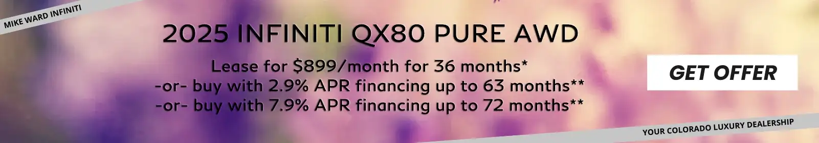 INFINITI QX80 OFFER