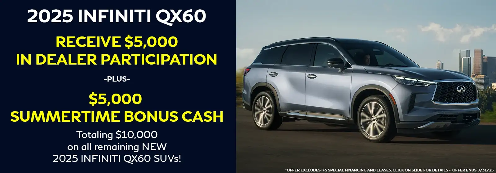 2025 INFINITI QX60 OFFER in Denver, Colorado