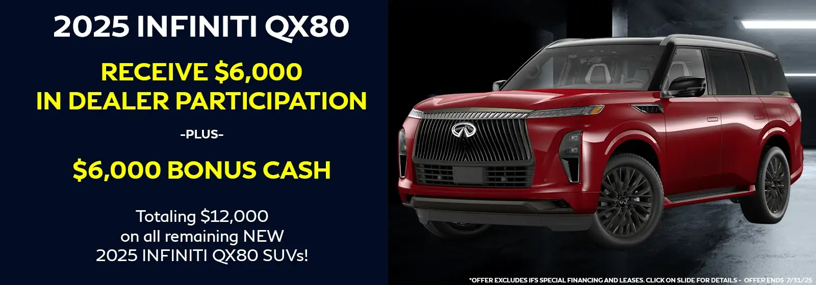 2025 INFINITI QX80 OFFER in Denver, Colorado