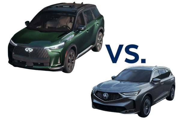 2026 INFINITI QX60 and Acura MDX compared 2026 INFINITI QX60 Acura MDX Compared