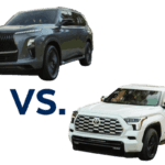 2026 INFINITI QX80 and Toyota Sequoia compared
