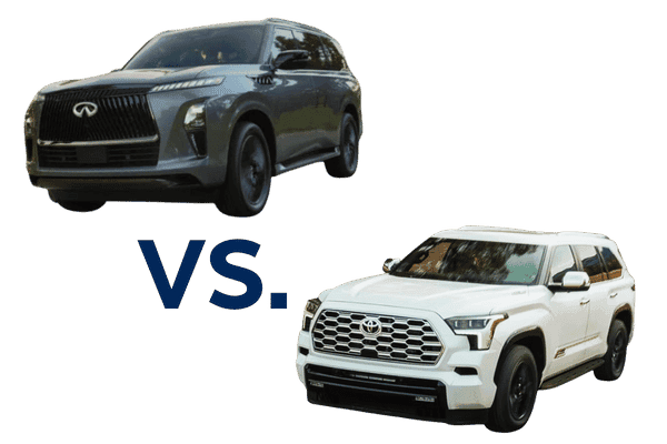 2026 INFINITI QX80 and Toyota Sequoia compared 2026 INFINITI QX80 and Toyota Sequoia compared