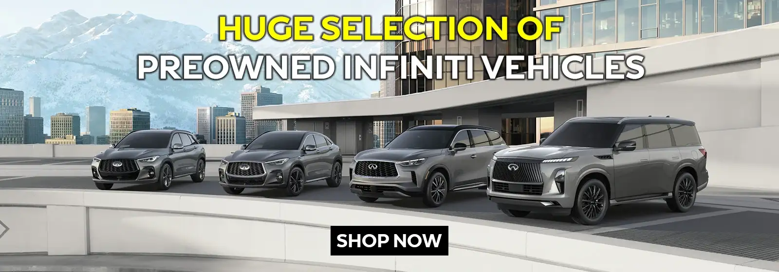 HUGE Selection of Pre-owned INFINITI vehicles in Colorado