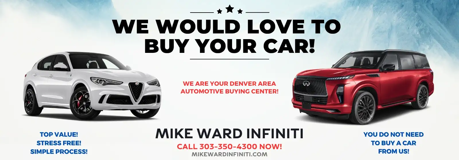 We will buy your car in Denver, Colorado
