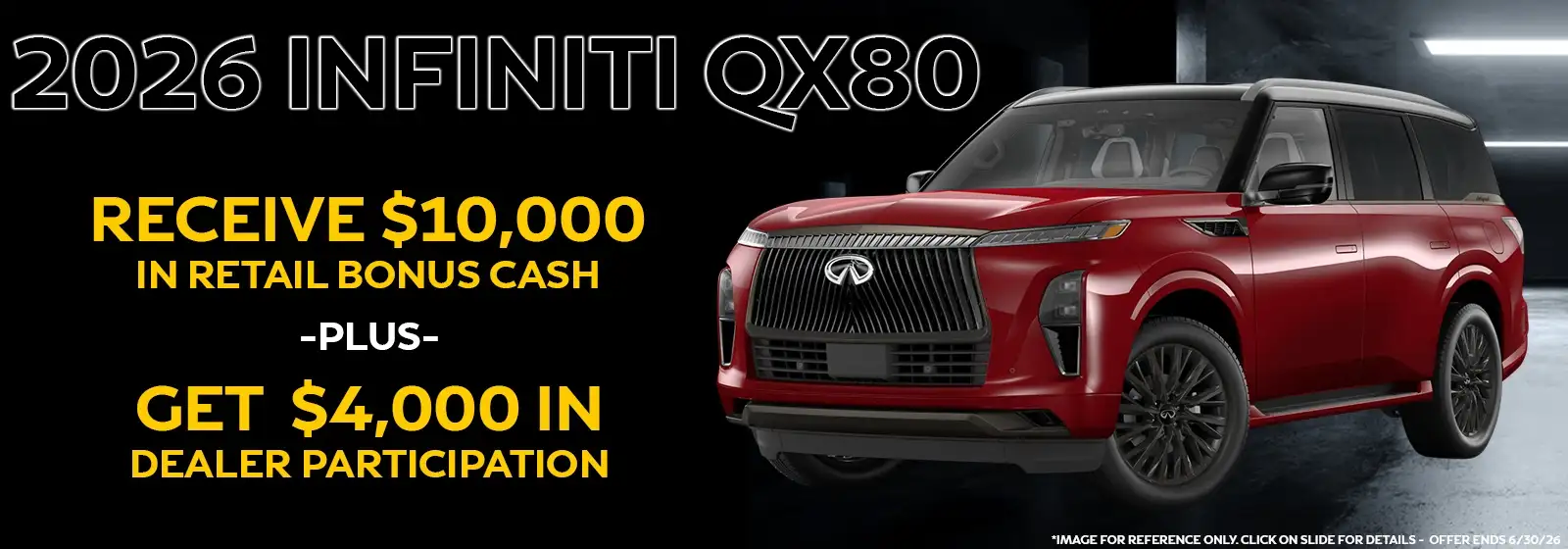 2026 INFINITI QX80 OFFER in Denver, Colorado
