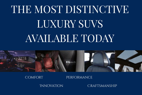 Most Distinctive SUVs Most Distinctive SUVs