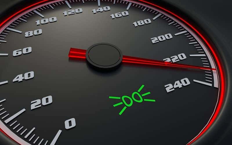 Green MINI Dashboard Lights