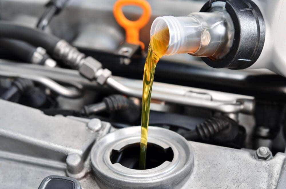 MINI vehicle receiving an oil change at MINI of Manhattan service center near Newark NJ