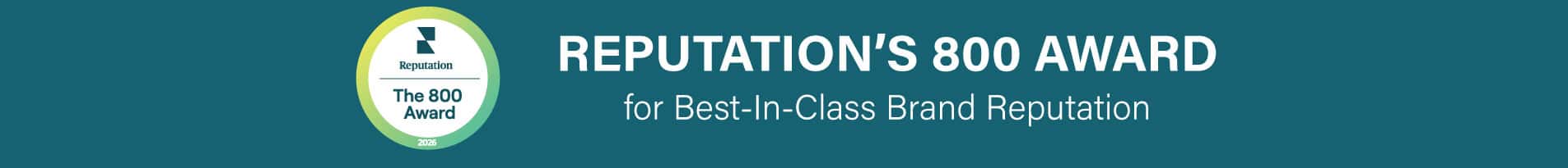 reputation 800 award