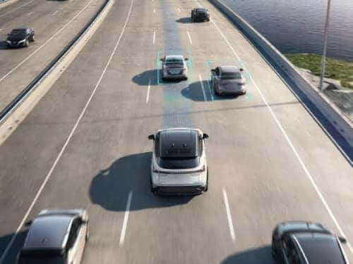 2025 ARIYA model view of propilot assist