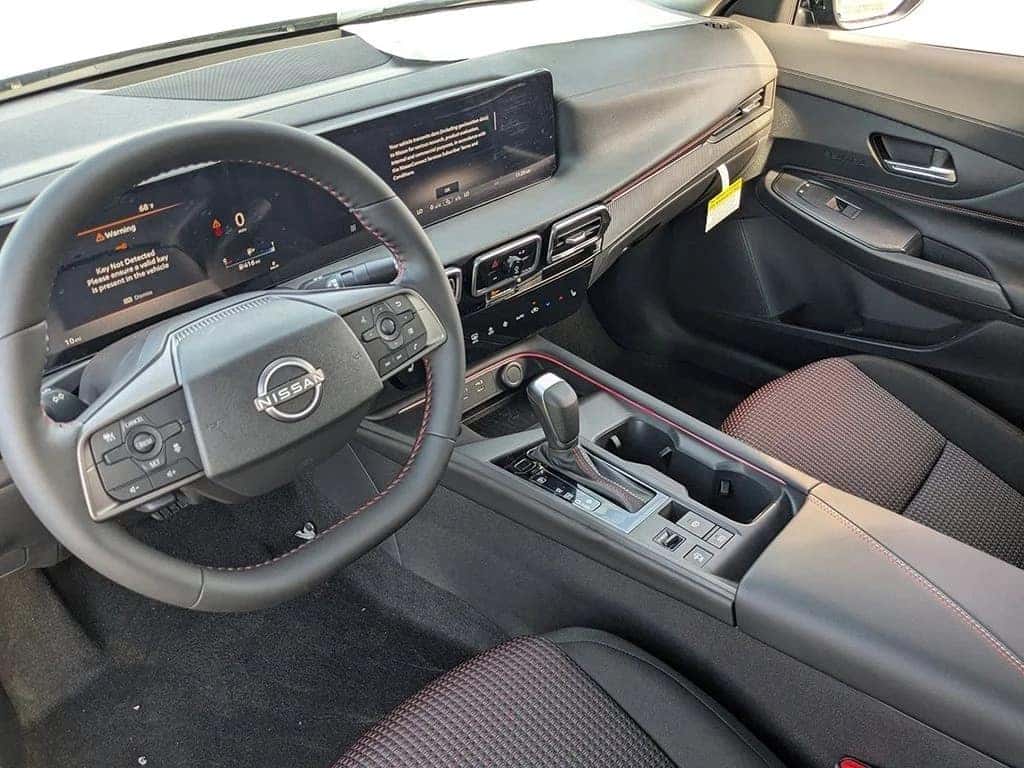 2027 Nissan Sentra infotainment touchscreen and dashboard