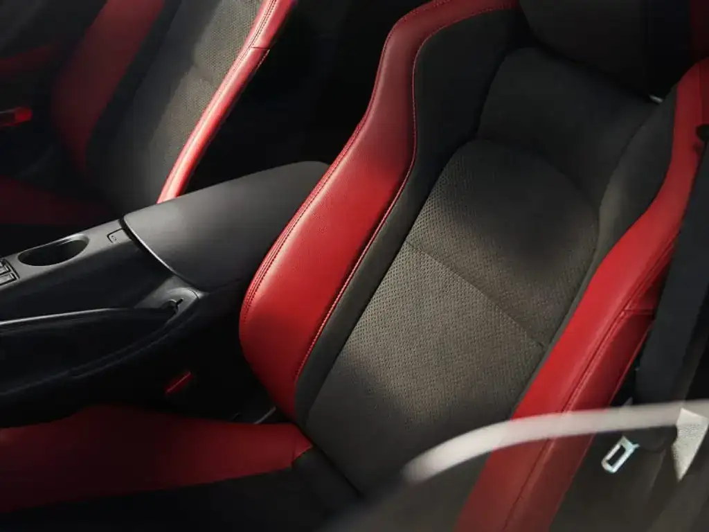 2027 Nissan Z driver-centric cockpit and interior seats