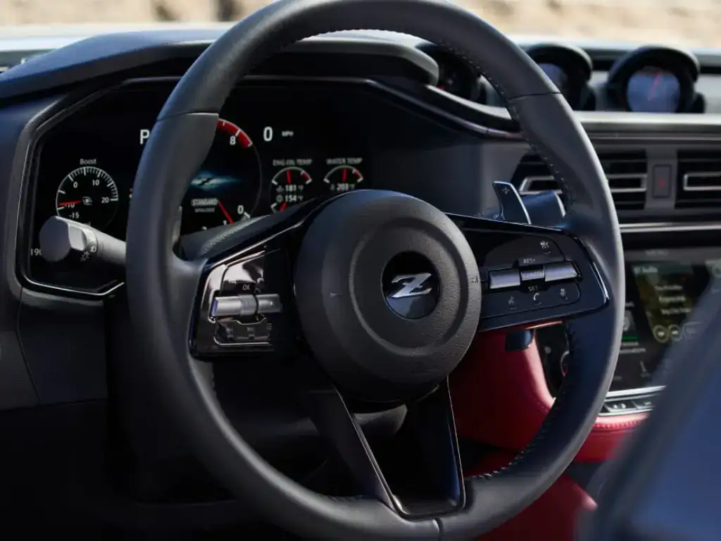 2027 Nissan Z digital dashboard gauge display