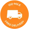 100-Mile Free Delivery