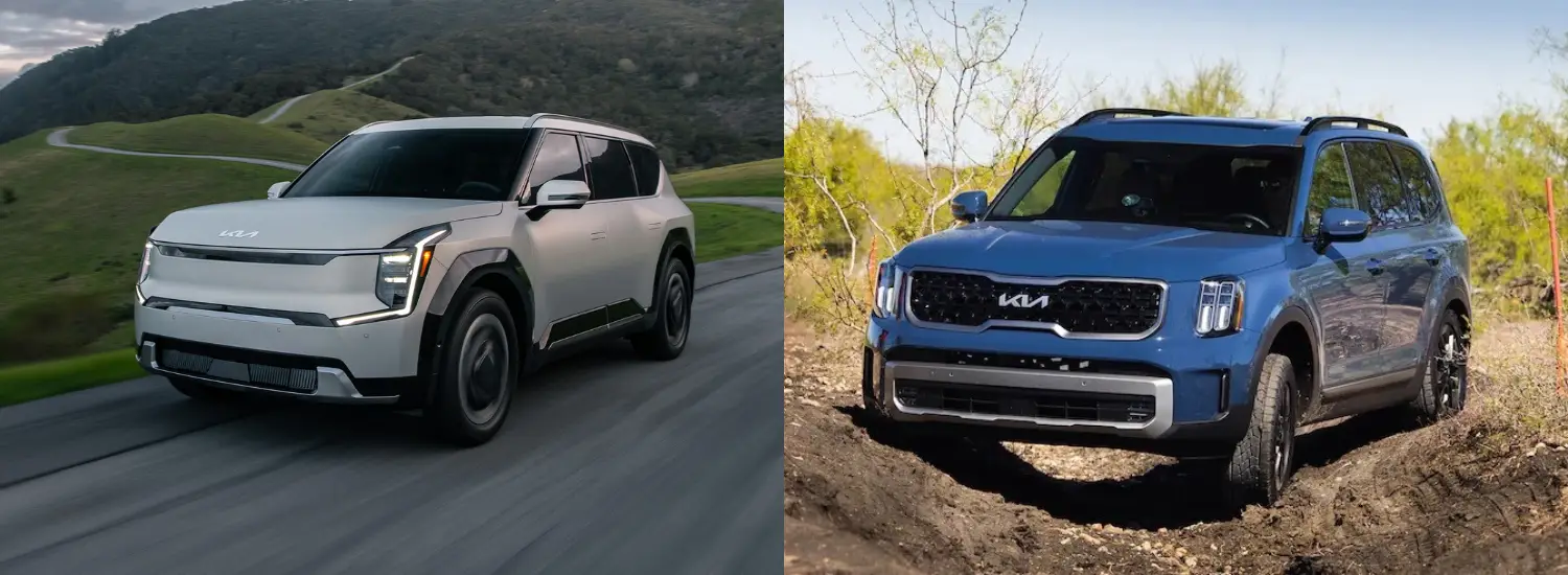 2024 Kia EV9 vs 2024 Kia Telluride - Ron Tonkin Kia