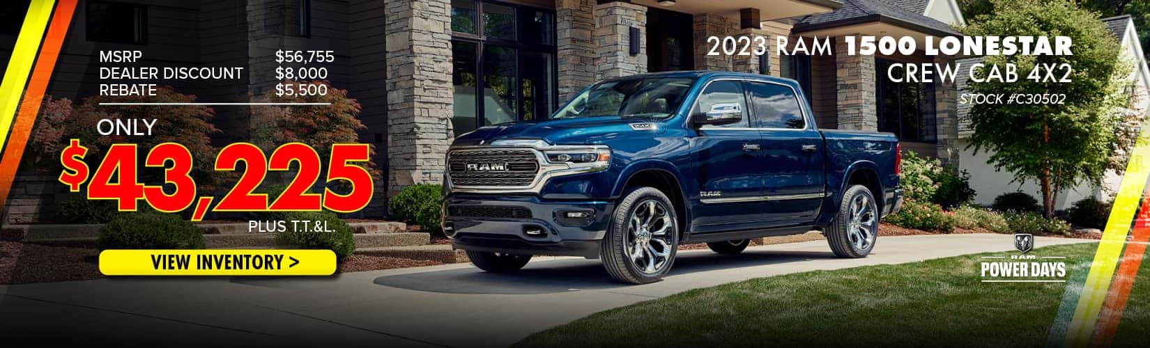 2023 RAM 1500 Lonestar Crew Cab 4x2