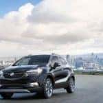 2020 buick encore driving through the countryside