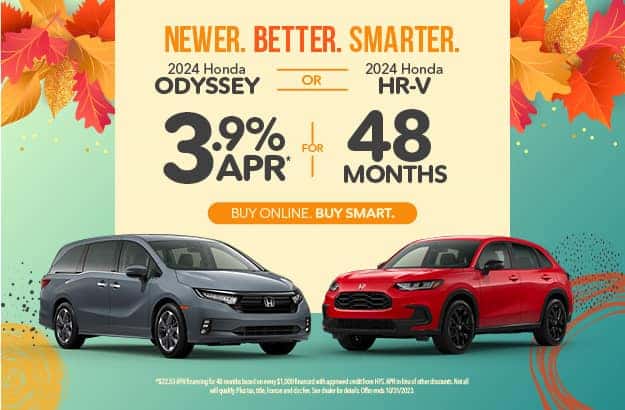 Odyssey and HR-V Offer