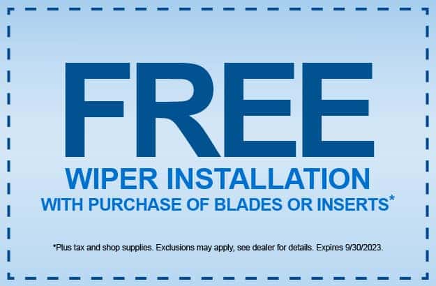 Free Wiper Install