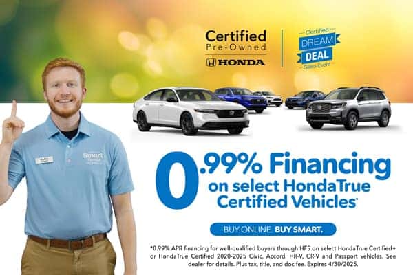 0.99% APR Financing on Certified