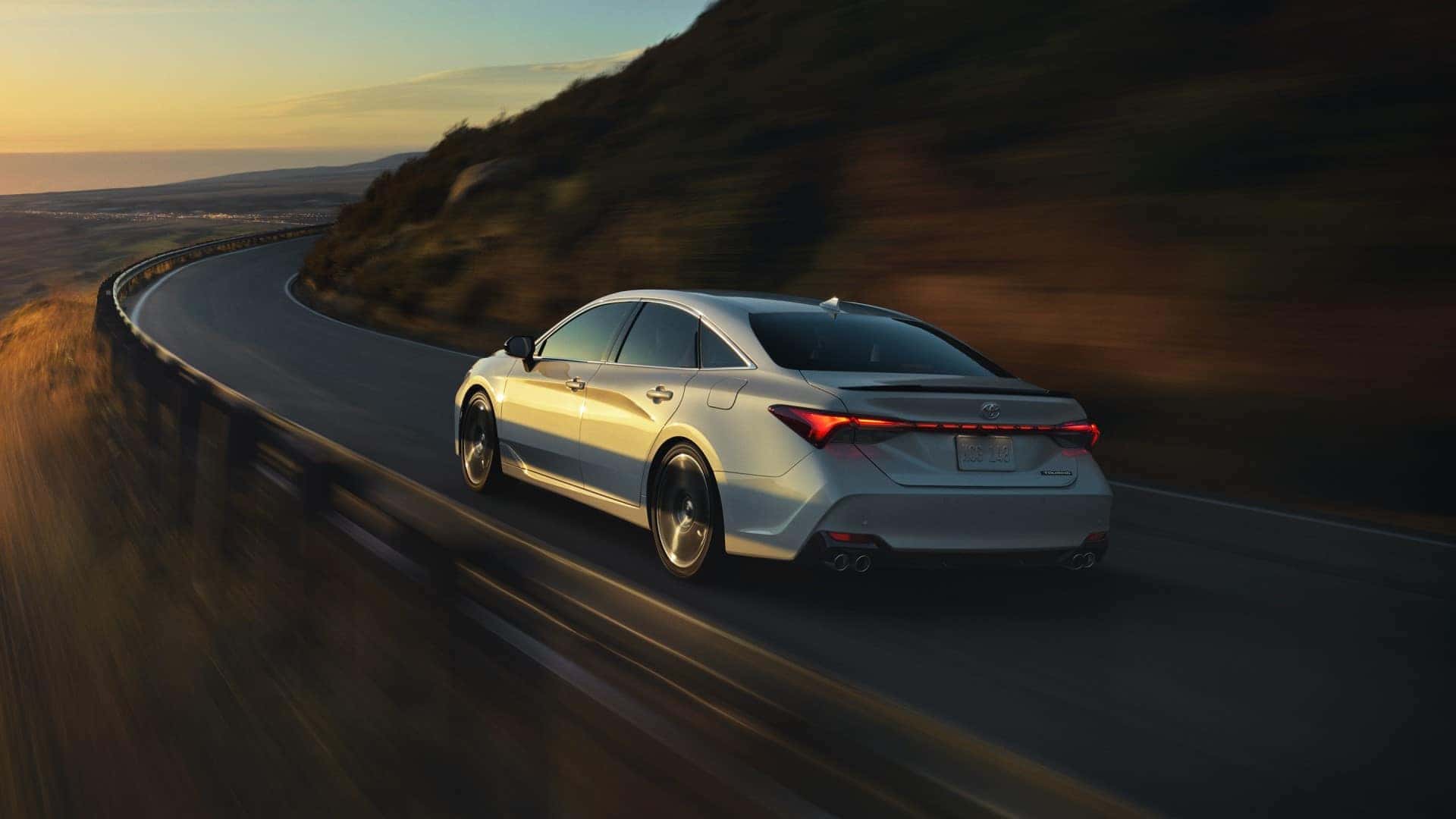 Toyota_Avalon_Driving_Rear_View