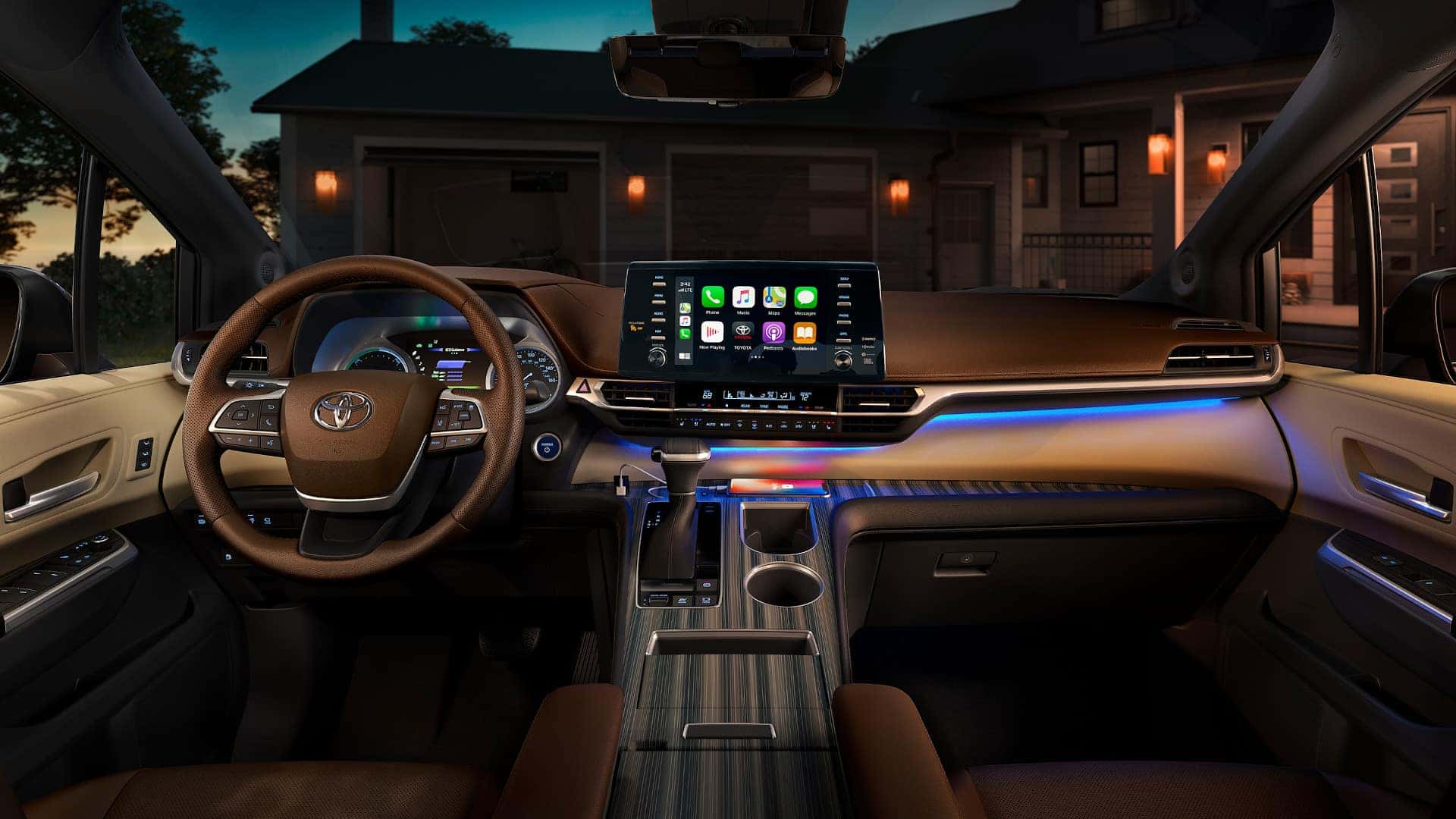 Sienna Interior front Dash