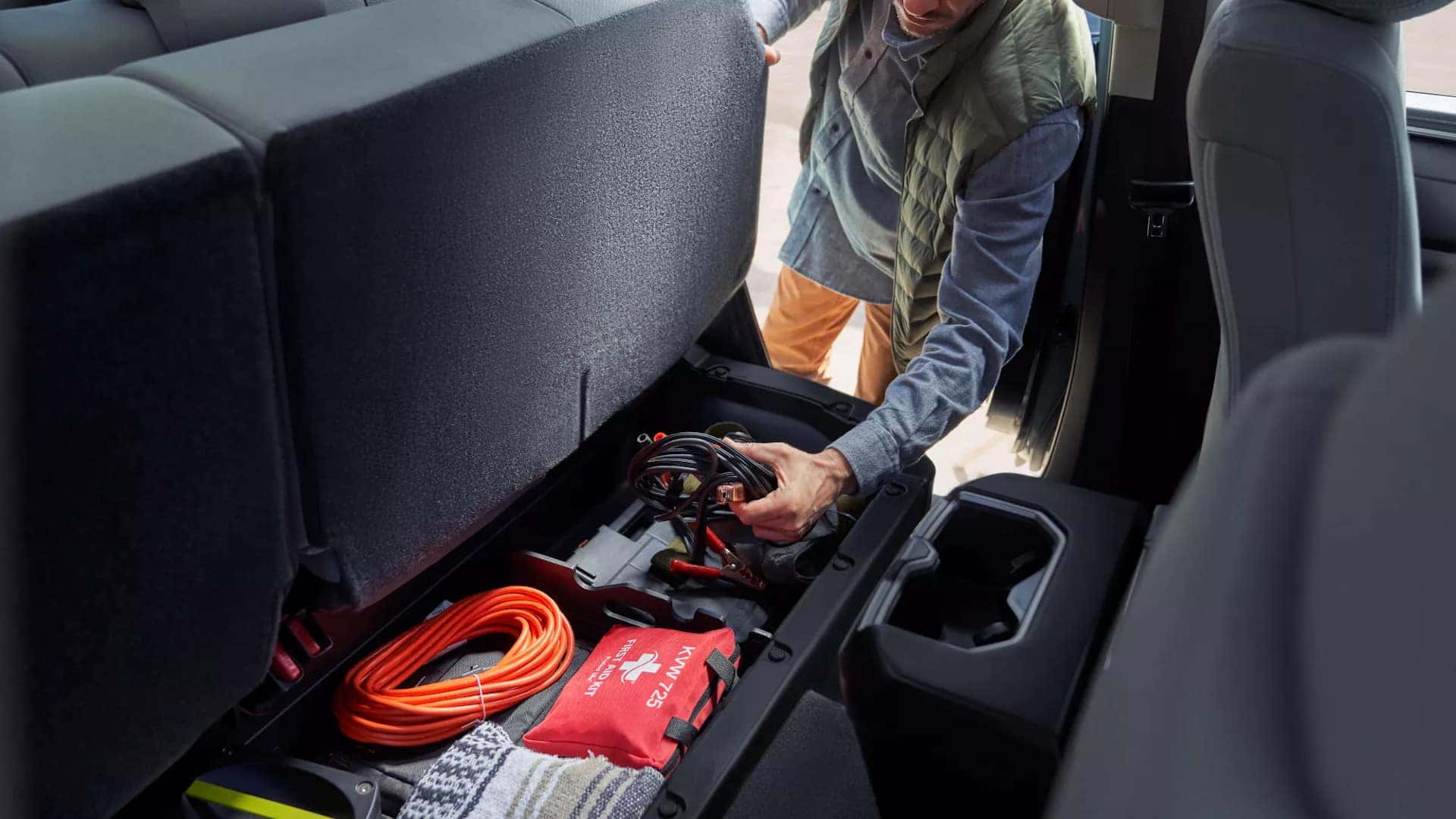 Tundra Hybrid Storage Compartments