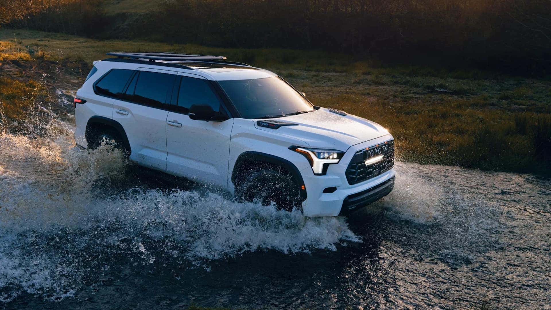 Sequoia Driving through water