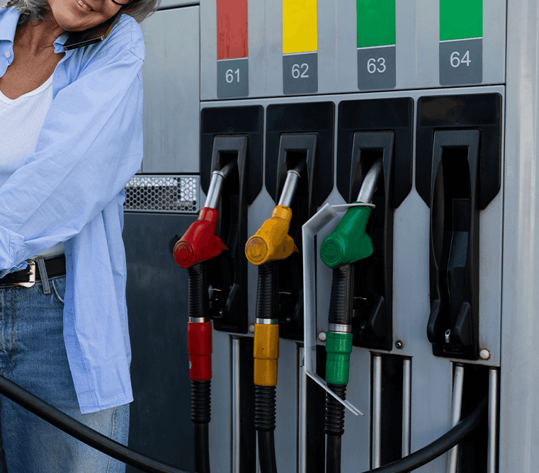 What Type of Gas is Best for My Car? | Giambalvo Chrysler Dodge Jeep RAM in York, PA | Different colored gas nozzles with different ethanol