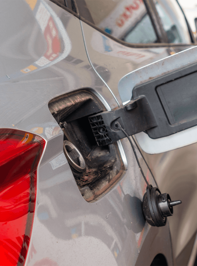 What Type of Gas is Best for My Car? | Giambalvo Chrysler Dodge Jeep RAM in York, PA | Close up of car gas cap removed