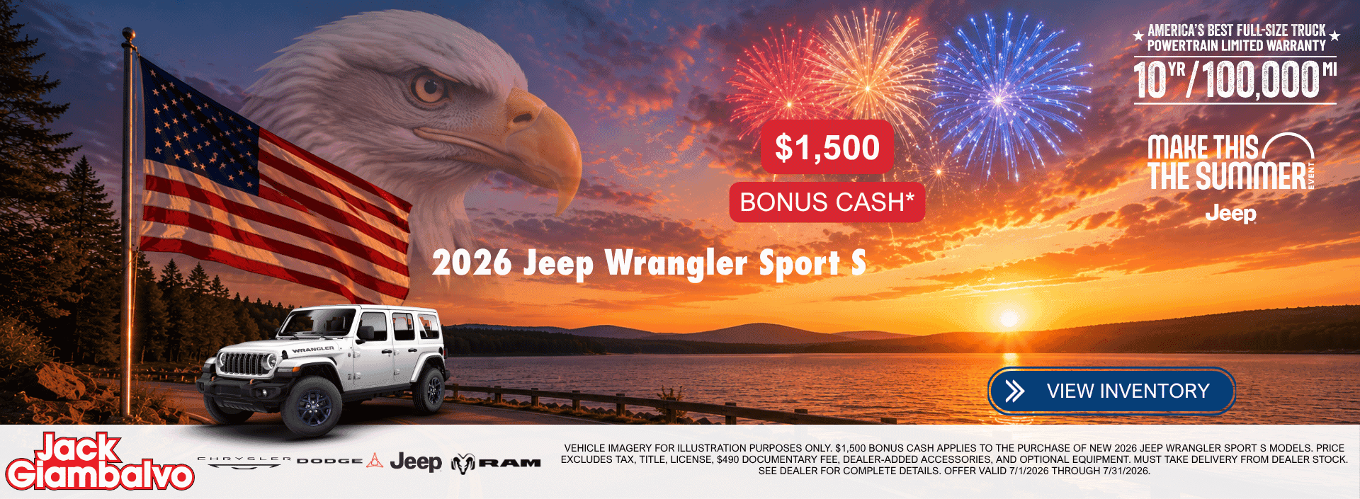 2026 Jeep Wrangler Sport S
